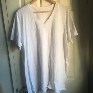 (3/$35) White girlfriend tee (t-shirt) from Penningtons.